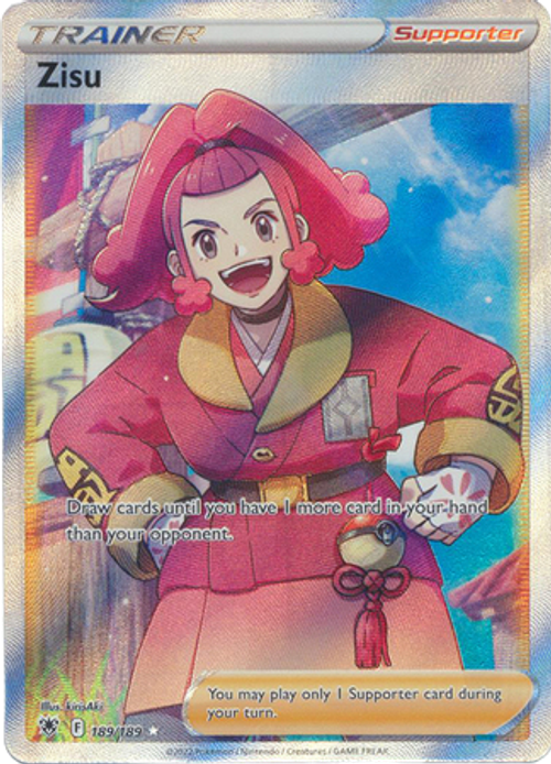 Zisu - 189/189 - Full Art Ultra Rare