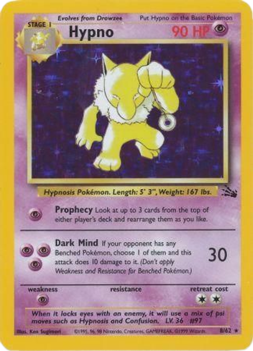 Hypno - 8/62 - Holo Unlimited