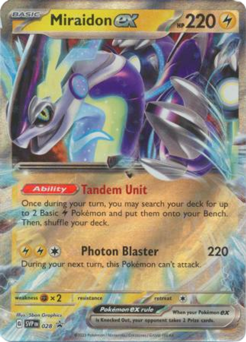 Miraidon ex - SVP028 - Ultra Rare Promo