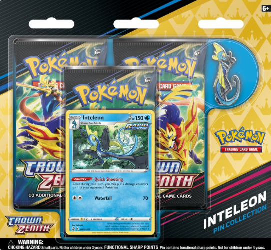 Crown Zenith Inteleon Pin Collection 3-Pack Blister