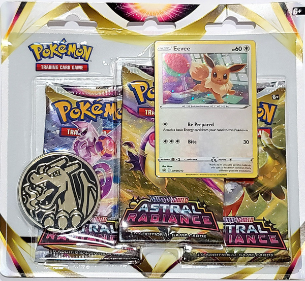 Astral Radiance Eevee 3-Pack Blister