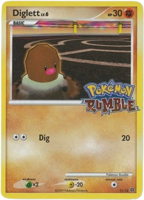 Diglett - 11/16 - Rare