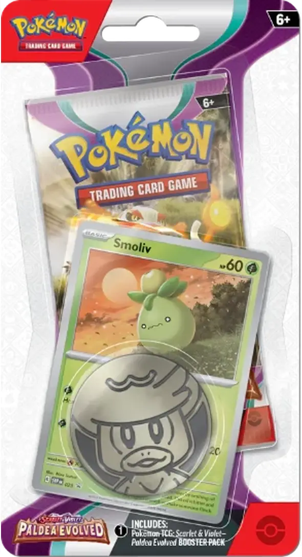 Paldea Evolved Smoliv Checklane Blister