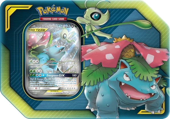 Tag Team Celebi & Venusaur GX Tin (Reprint)