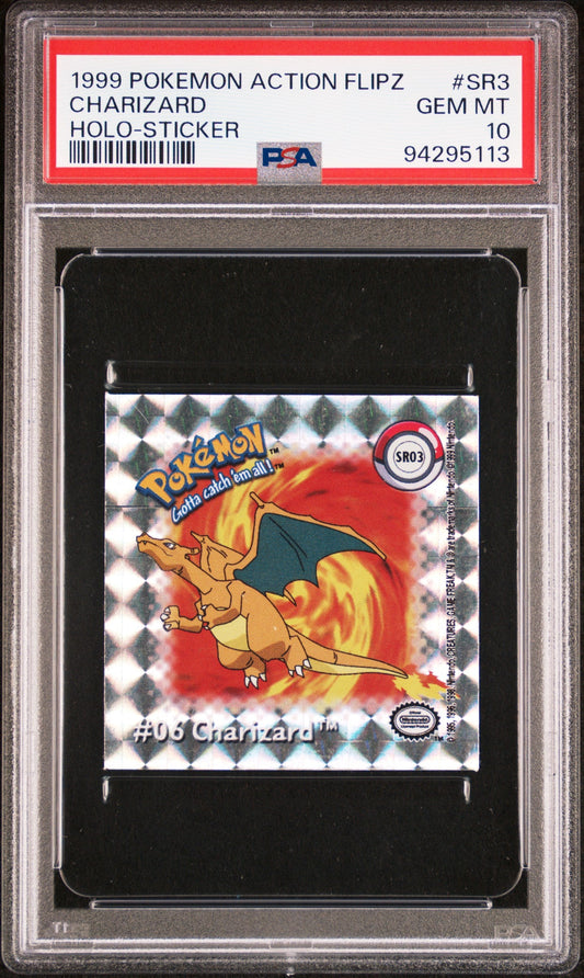PSA 10 CHARIZARD HOLO-STICKER
