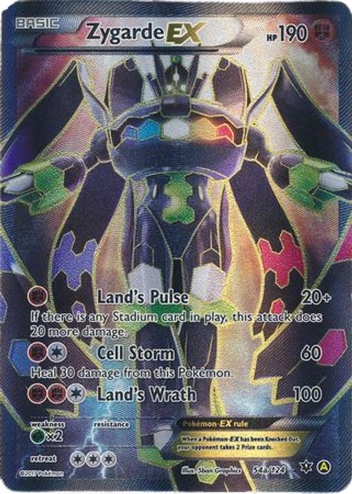 Zygarde EX - 54a/124 - Full Art Promo