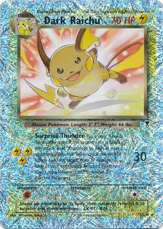 Dark Raichu - 7/110 - Reverse Holo Rare