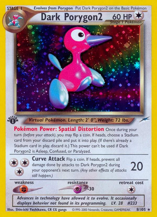 Dark Porygon2  - 8/105 - 1ST Edition