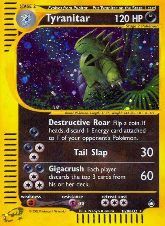 Tyranitar - H28/H32 - Holo Rare