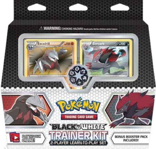 Black & White Excadrill & Zoroark Trainer Kit 2-Player Starter Set Deck