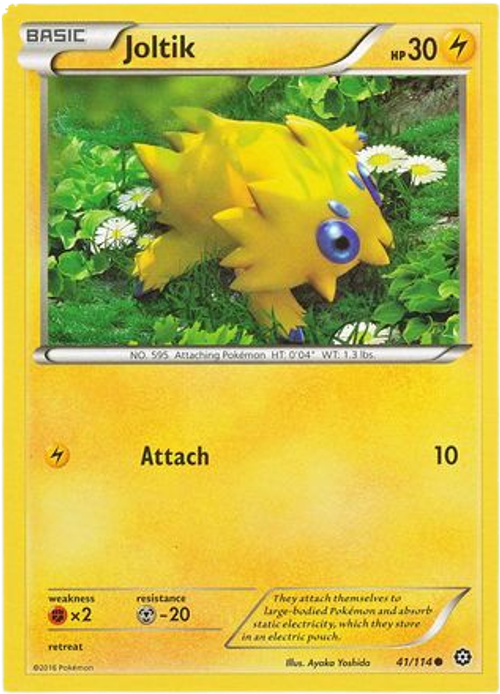 Joltik - 41/114 - Common - XY Steam Siege (Square Cut Misprint)