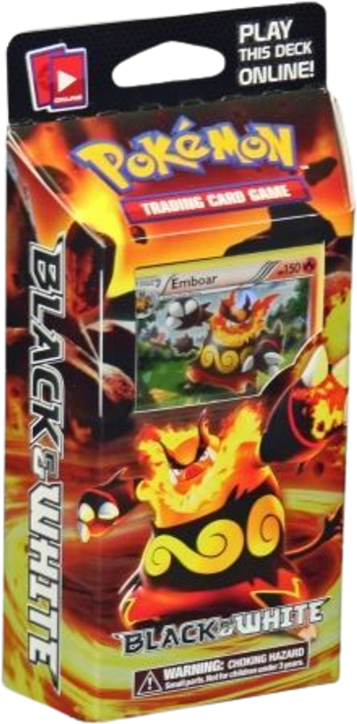 Black & White Red Frenzy Emboar Theme Deck