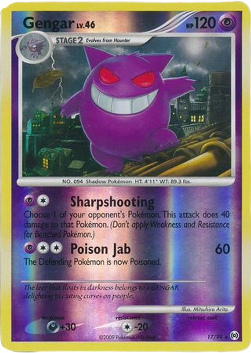 Gengar - 17/99 - Rare Reverse Holo