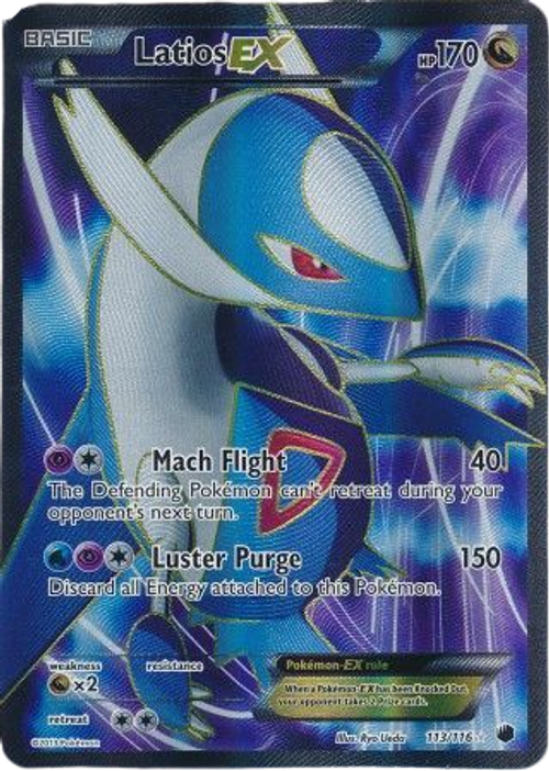 Latios EX - 113/116 - Full Art Ultra Rare