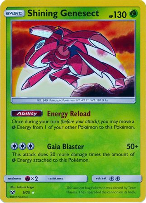 Shining Genesect - 9/73 - Holo Rare