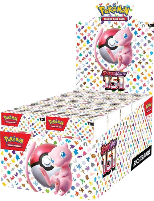 Display of 10 151 Booster Bundle