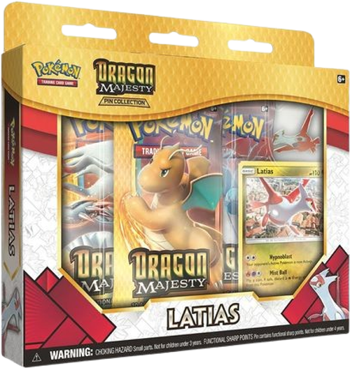Dragon Majesty Latias Pin Collection Box