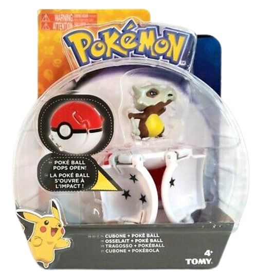 Pokemon Throw 'n' Pop Pokeball with Cubone Figure