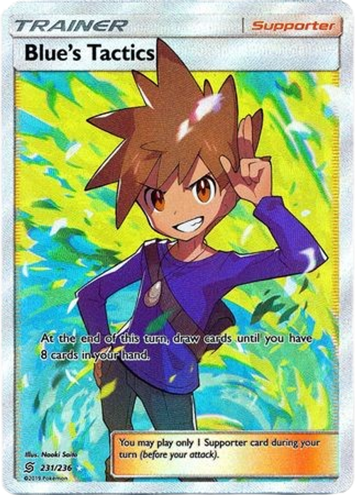 Blue's Tactics - 231/236 - Full Art Ultra Rare