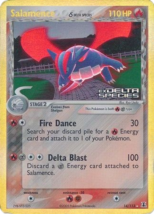 Salamence (Delta Species) - 14/113 - Holo Rare Reverse Holo