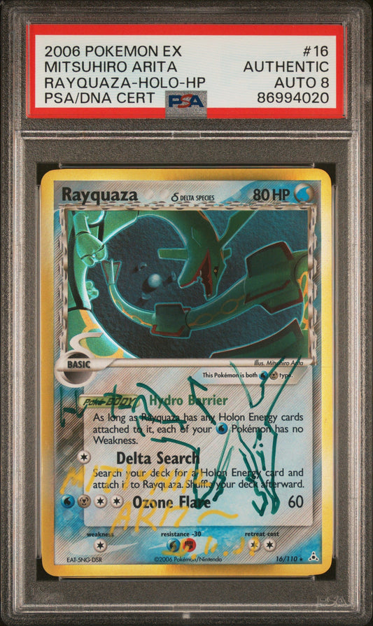 PSA AUTHENTIC RAYQUAZA-HOLO RAYQUAZA-HOLO-HP