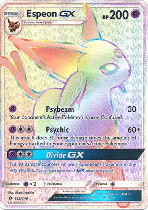 Espeon GX - 152/149 - Hyper Rare