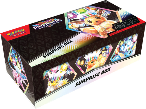 Prismatic Evolutions Surprise Collection Box