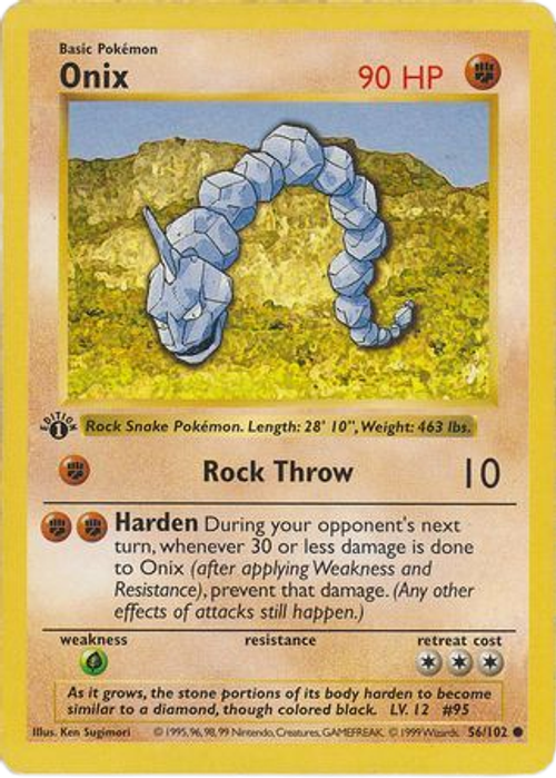 Onix - 56/102 - Common 1st Edition