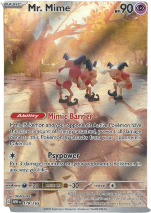 Mr. Mime - 179/165 - Illustration Rare
