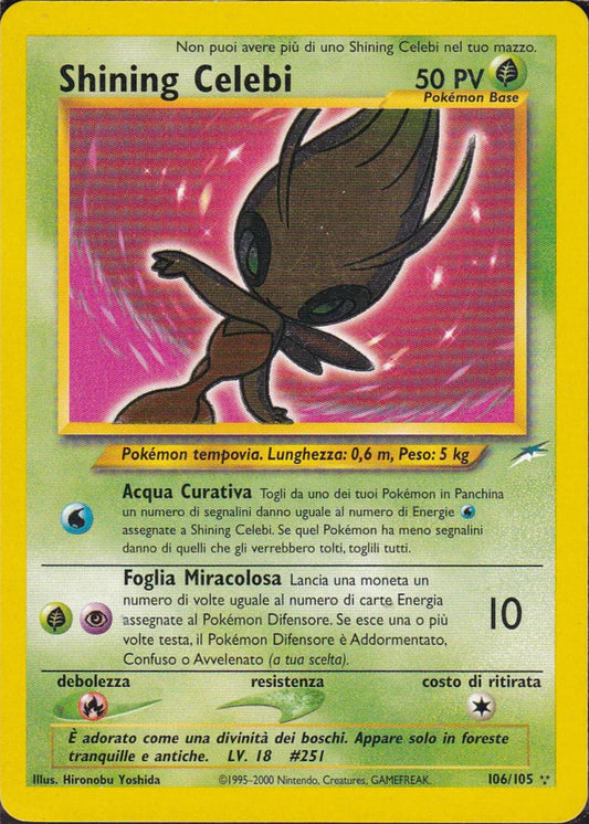 Shining Celebi  (Triple Star)  - 106/105 - Holo Unlimited
