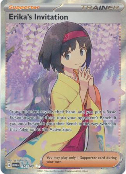 Erika's Invitation - 196/165 - Full Art Secret Rare