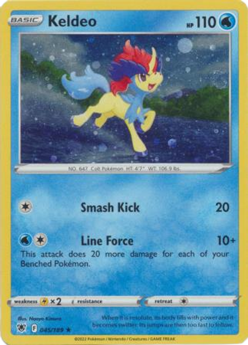 Keldeo - 045/189 - Alternate Holo Promo