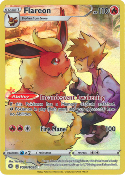Flareon - TG01/TG30 - Holo Rare