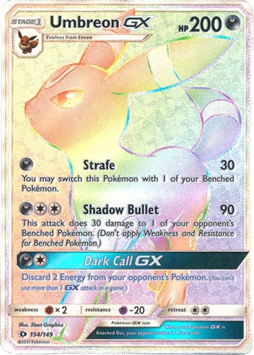 Umbreon GX - 154/149 - Hyper Rare