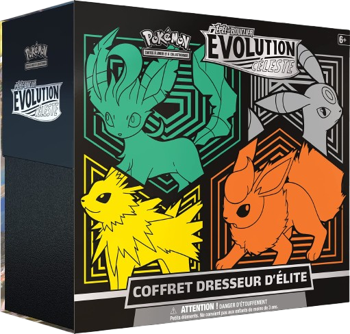 Évolution Céleste Voltali, Pyroli, Noctali & Phyllali ETB (French)