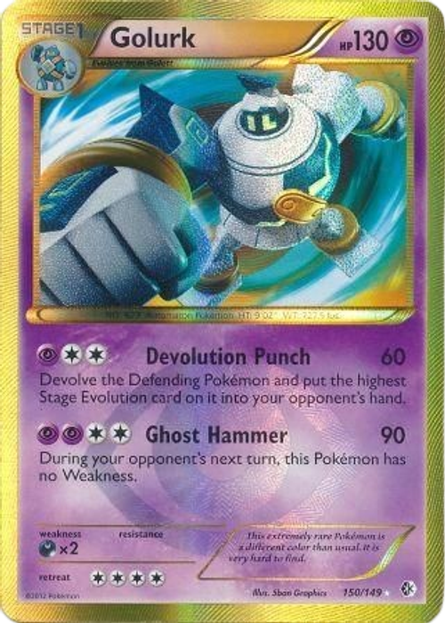 Golurk - 150/149 - Secret Rare