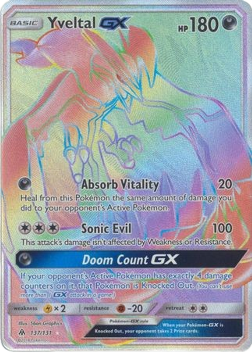 Yveltal GX - 137/131 - Hyper Rare
