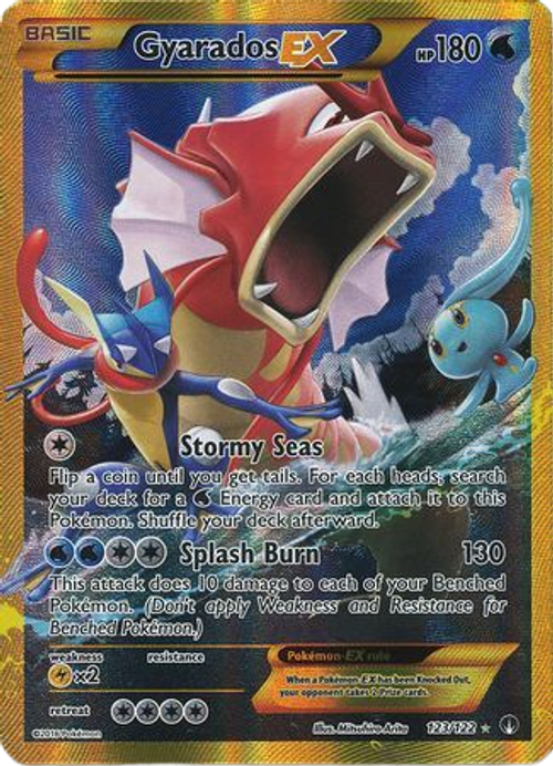 Gyarados EX - 123/122 - Secret Rare
