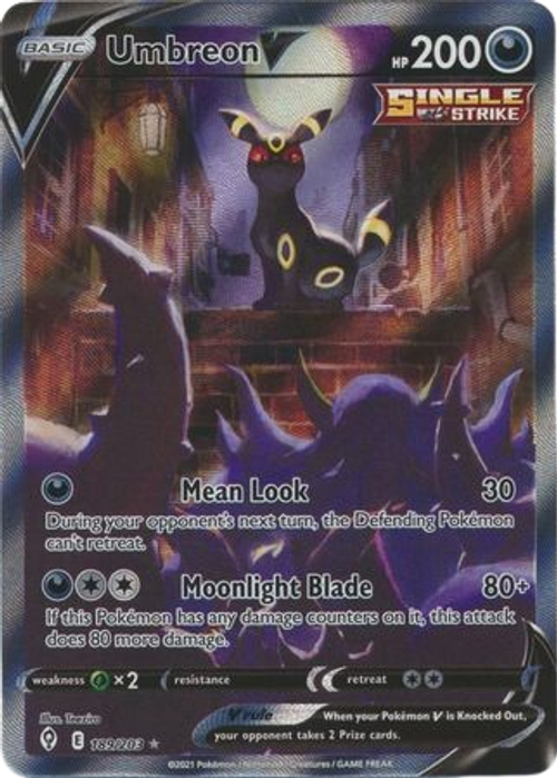 Umbreon V - 189/203 - Alternate Art Ultra Rare