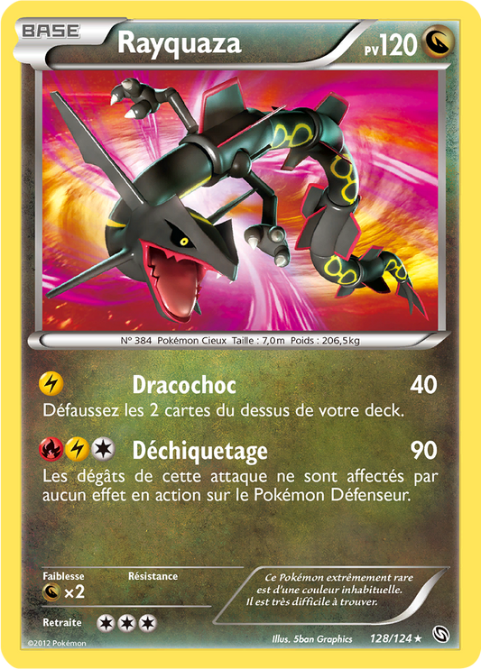 Rayquaza - 128/124 - Secret Rare