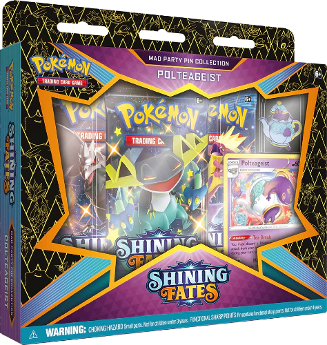 Shining Fates Polteageist Mad Party Pin Collection Box