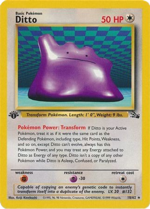 Ditto - 18/62  - Rare 1st Edition
