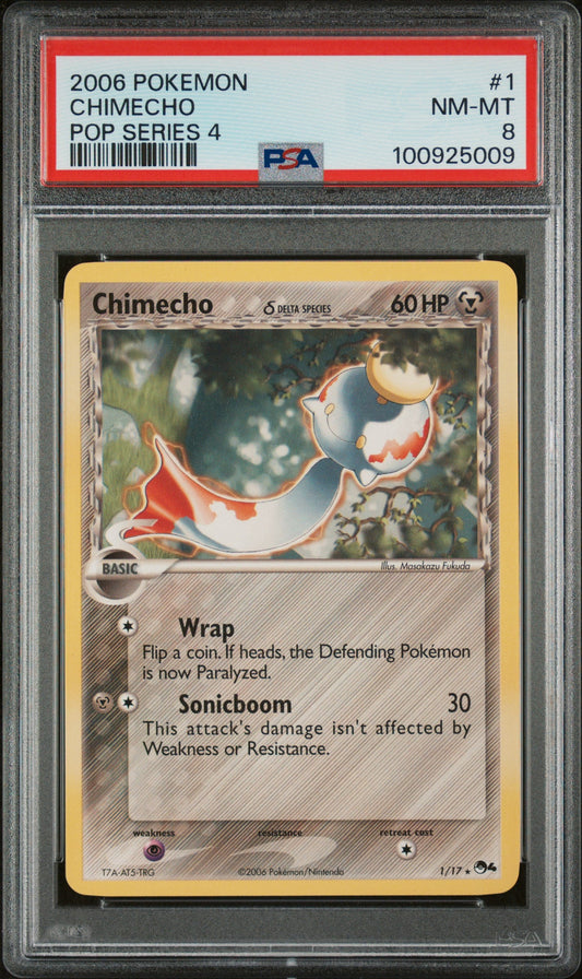 PSA 8 CHIMECHO POP SERIES 4