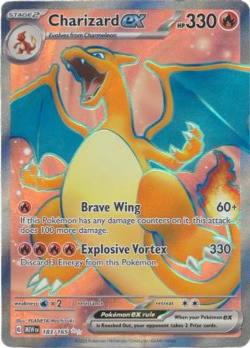 Charizard ex - 183/165 - Full Art Secret Rare