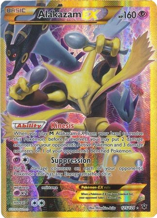 Alakazam EX - 125/124 - Secret Rare