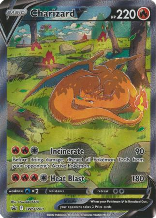 Charizard V - SWSH260 - Alternate Art Promo