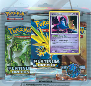 Platinum Arceus x2 & Diamond Pearl Cresselia 3-Pack Blister