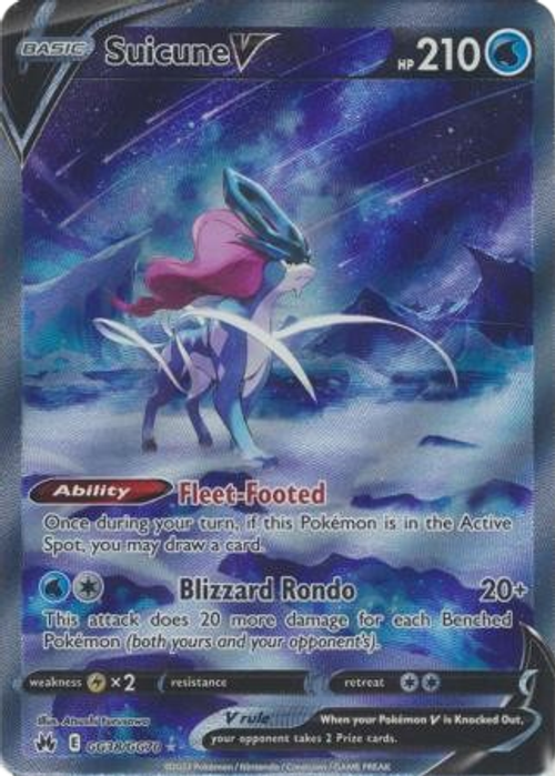Suicune V - GG38/GG70 - Ultra Rare
