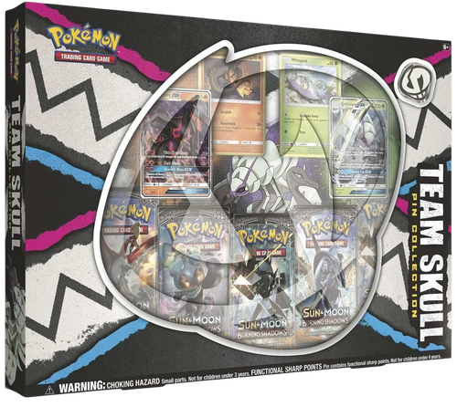 Team Skull Pin Collection Box
