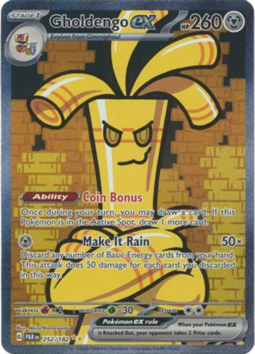 Gholdengo ex - 252/182 - Special Illustration Rare